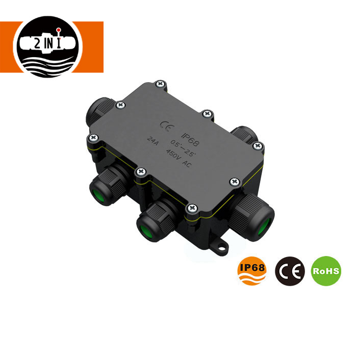 Boîte de jonction électrique étanche à 5 voies